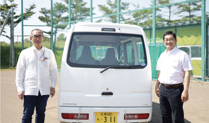 卒業生の保護者より硬式野球部グラウンド整備用車両をご寄贈いただきました