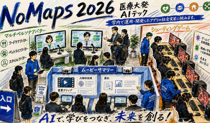 臨床データサイエンス学環が「NoMaps 2026」に出展しました